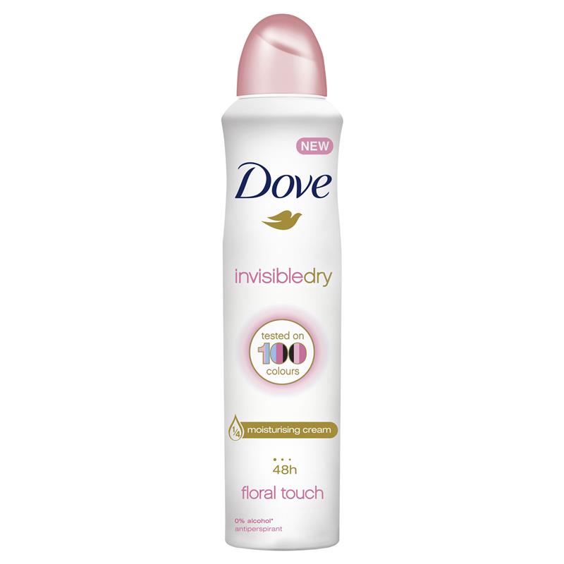 اسپری بدن و ضد تعریق داو (Dove) مدل Invisible Care نامرئی حجم 250 میلی لیتر