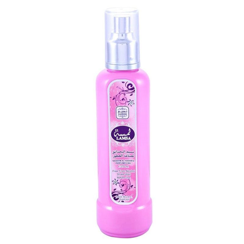اسپری خوشبوکننده هوا نسیم مدل لمسه ساخت امارات حجم 270 میلی لیتر