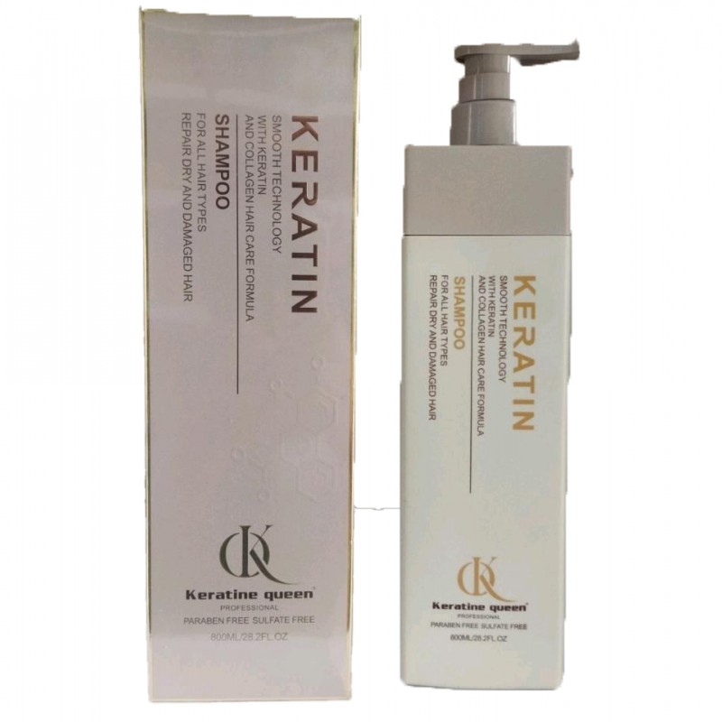 شامپو مو کراتین مدل کراتین کوئین ساخت ایتالیا - حجم 800 میلی لیتر