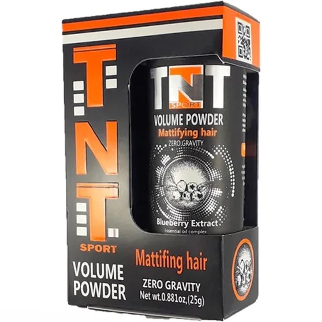 پودر حالت دهنده و حجم دهنده مو تی ان تی TNT مدل مات کننده (Mattifing Hair) حجم 25 گرم