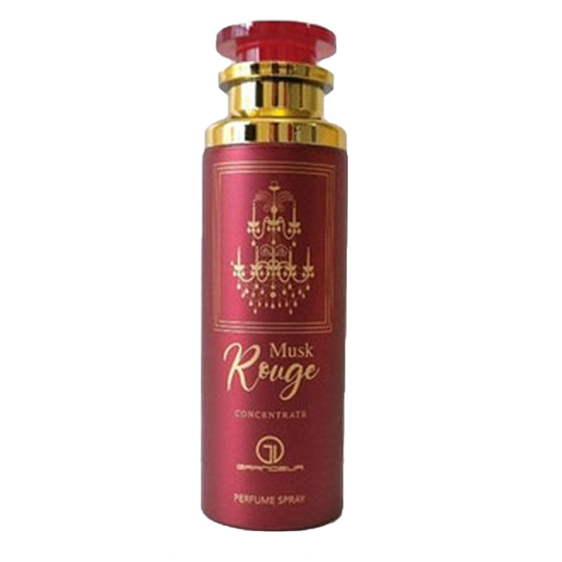 اسپری بدن رژ قرمز (Musk Rouge) مدل گرندیور حجم 200 میلی لیتر