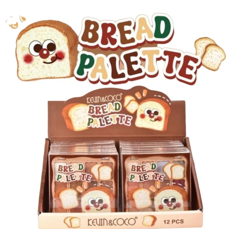 سایه 12 رنگ کوین کوکو (Kevin&Coco) مدل نان تست (Bread Palette)