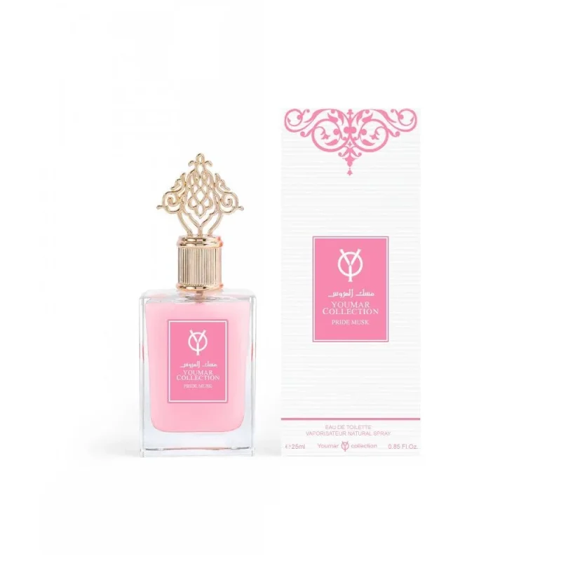 عطر بیکینی صورتی (Pride Musk) مدل یارا حجم 25 میلی لیتر