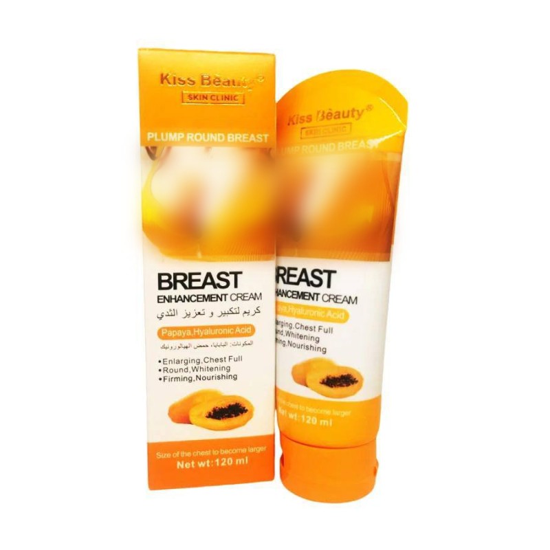 کرم پرکننده و سفت کننده سینه حاوی پاپایا و هیالورونیک اسید حجم 120 میلی لیتر