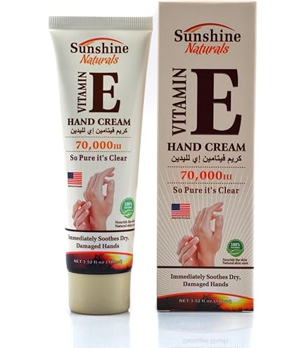 کرم مرطوب کننده دست سان شاین (Sun Shine Naturals) مدل ویتامین E حجم 100 میلی لیتر