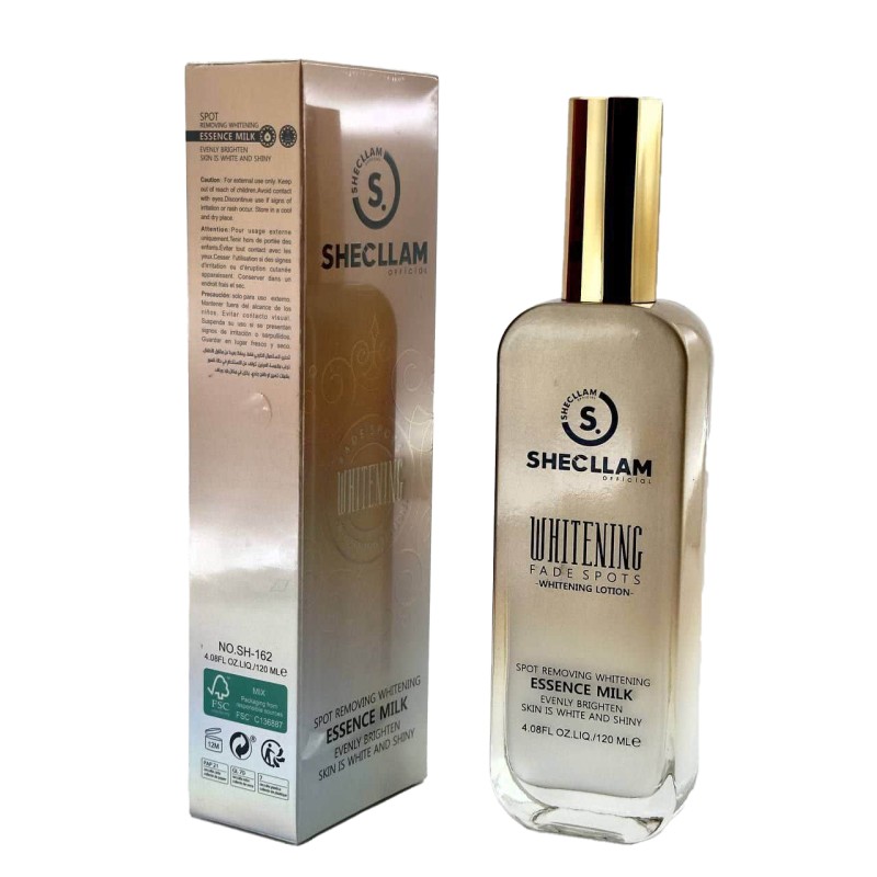 لوسیون سفید کننده و ضد لک بدن Shecllam حجم 120 میلی لیتر