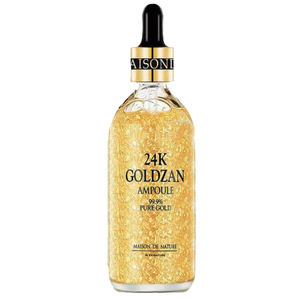سرم آبرسان طلا 24K ضد پیری و جوان کننده پوست مدل گلدزن