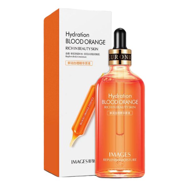 سرم آبرسان پوست پرتقال خونی مدل ایمیجز حجم 100 میلی لیتر