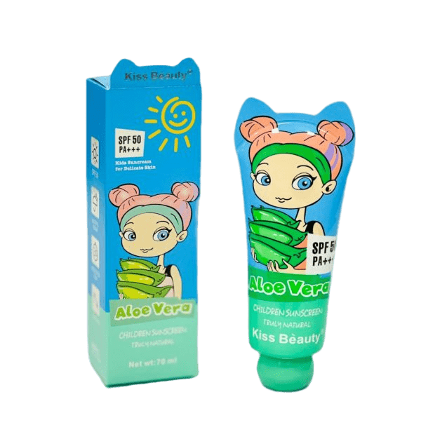 کرم ضد آفتاب آلوورا کودکانه مدل Kiss Beauty