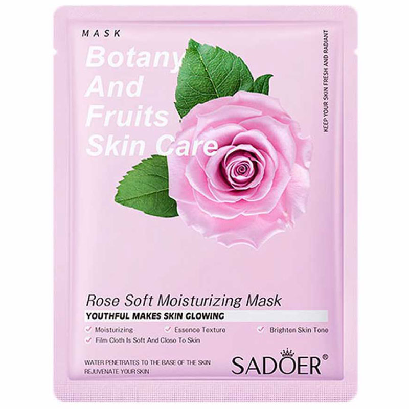 ماسک ورقه ای صورت گل رز سادور Sador