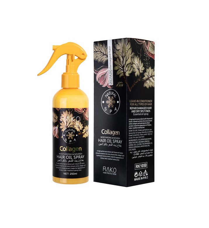 اسپری روغن مو مدل کلاژن CPS