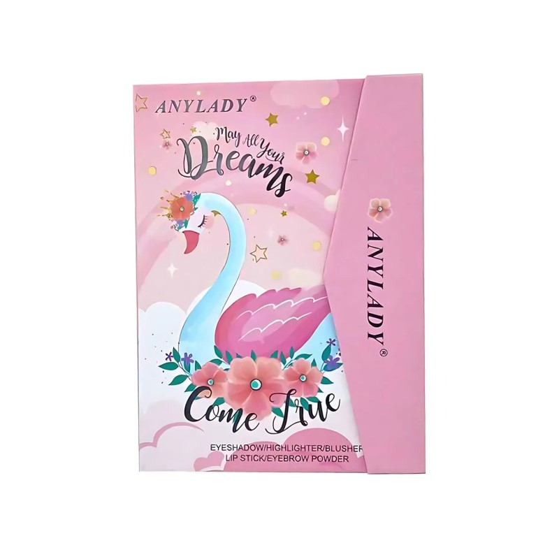 سایه چشم کیفی انی لیدی طرح قو صورتی - پالت آرایش صورت