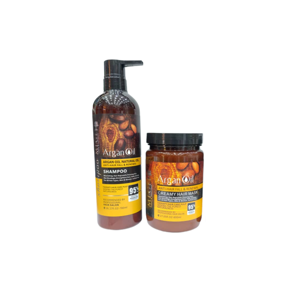 شامپو و ماسک روغن آرگان مدل میگ - MIGE ایتالیایی