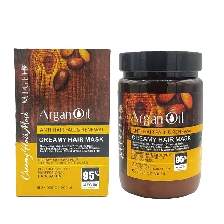ماسک مو روغن آرگان مدل میگ - Mige - بدون سولفات