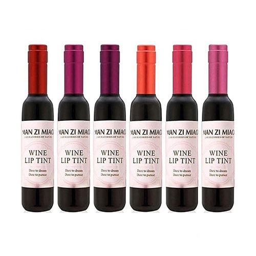 تینت لب شامپاینی من زی میائو Manzimiao lip tint در 6 رنگ