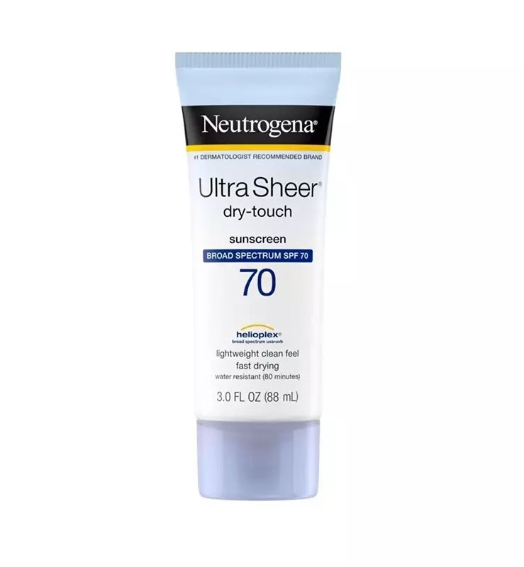 کرم ضد آفتاب نوتروژینا اولترا شیر SPF70 حجم 88 میل