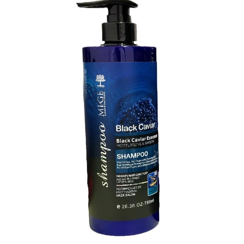 شامپو خاویار سیاه بدون سولفات مدل میگ - MIGE