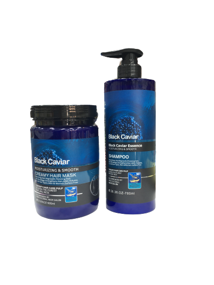 شامپو و ماسک خاویار سیاه بدون سولفات مدل میگ - MIGE