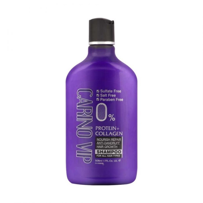 شامپو بدون سولفات کارینو وی آی پی مدل پروتئین و کلاژن