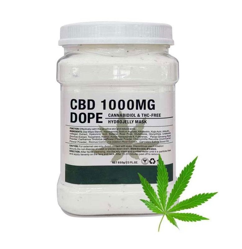 ماسک هیدروژلی 650 گرمی روغن شاهدانه (CBD 1000MG Dope) دکتر مینایر