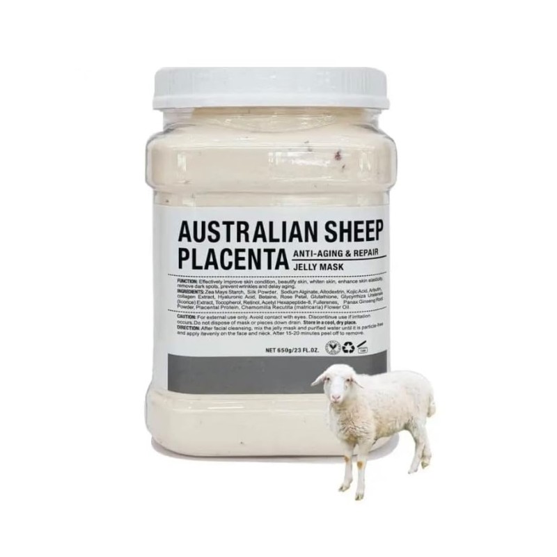 ماسک هیدروژلی 650 گرمی شیر گوسفند استرالیایی (Australian Sheep Placenta) مدل دکتر مینایر
