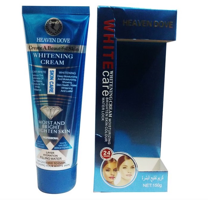 کرم سفید کننده و شفاف کننده پوست Heaven Dove مدل جعبه آبی