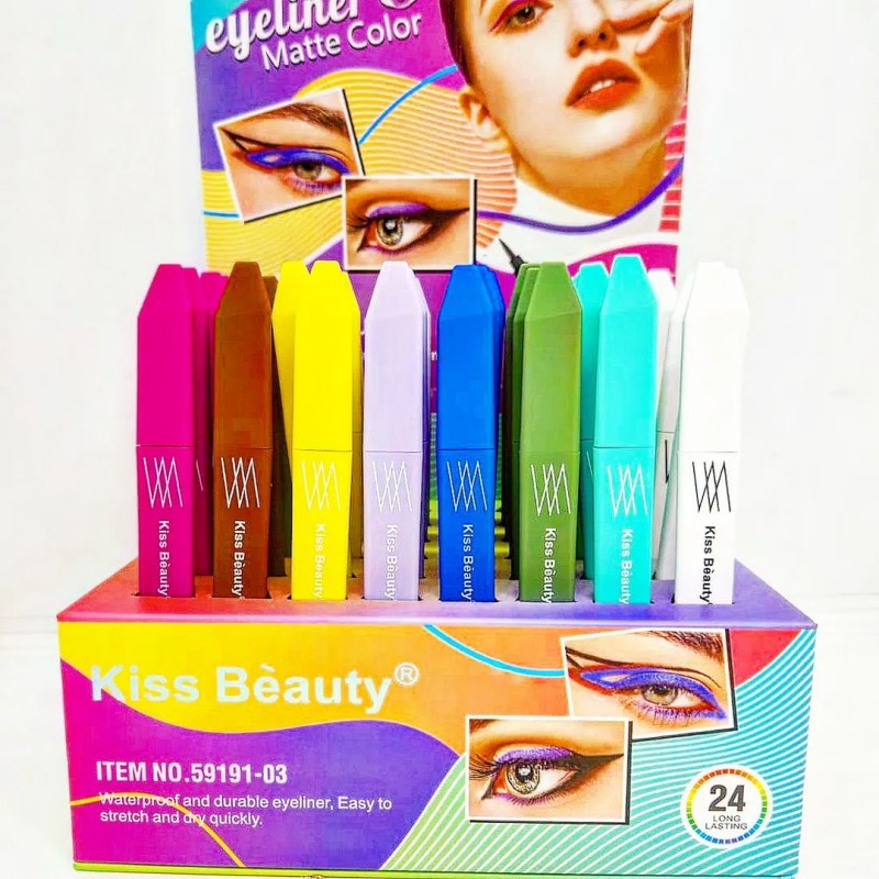 خط چشم رنگی ماژیکی قلمی کیس بیوتی (8 رنگ جذاب)