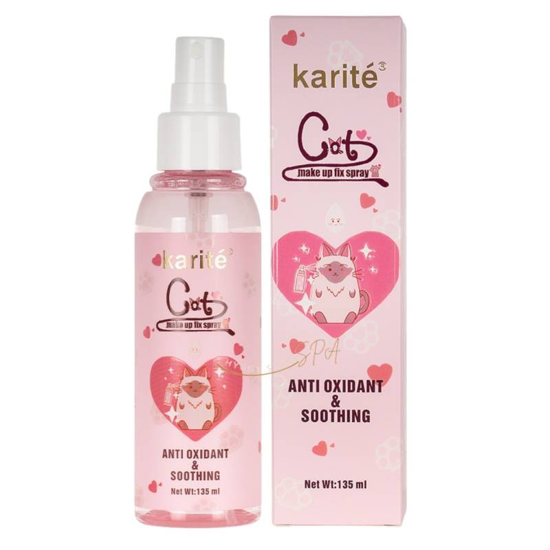 اسپری فیکس و تثبیت کننده آرایش کاریته مدل گربه ای حجم 135 میل