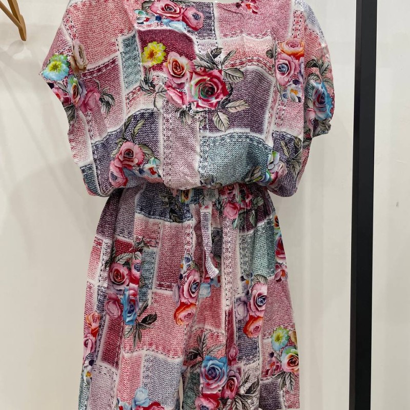 کراپ و شلوارک نخی