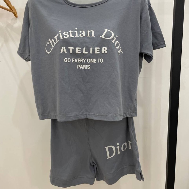 کراپ و شلوارک نخ پنبه