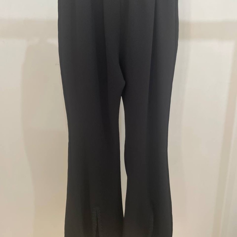 شلوار مشکی چاکدار