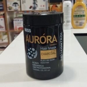 ماسک مو بدون سولفات میس آیورورا (Miss Aurora) مدل زغال فعال (Active Charcoal)