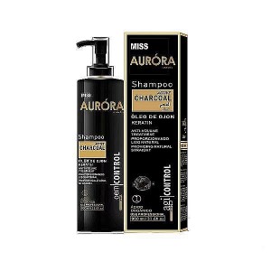 شامپو و ماسک مو بدون سولفات میس آیورورا (Miss Aurora) مدل زغال فعال (Active Charcoal)