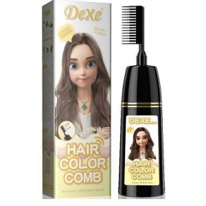 شامپو رنگ مو دکسی (Dexe) نسکافه ای - Coffee Brown (همراه با شانه)