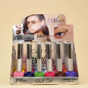 خط چشم رنگی مویی گالف گرل Gulf girl در رنگ بندی متفاوت
