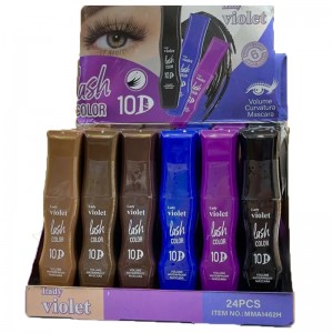 ریمل حجم دهنده رنگی Lady Violet مدل 10 بعدی