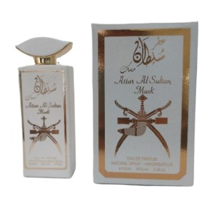 عطر ادوپرفیوم مردانه سلطان مسک (سفید) حجم ۱۰۰ میلی لیتر