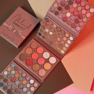 پک آرایشی 117 رنگ شکلاتی پاپیونی مدل کوین کوکو (Kevin Coco)