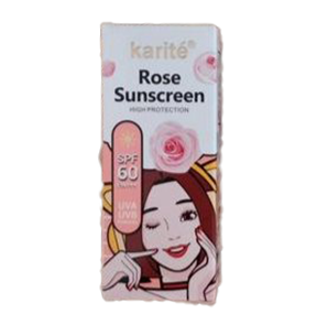 ضد آفتاب rose sunscreen مدل karite