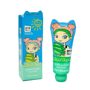 کرم ضد آفتاب آلوورا کودکانه مدل Kiss Beauty