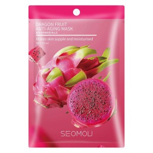 ماسک ورقه ای میوه اژدها (دراگون فروت) مدل Seomou