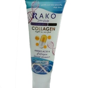 فوم شستشو صورت براش دار مدل کلاژن و آمینو اسید راکو - RAKO