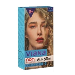 کیت رنگ مو بلوند خیلی روشن شماره 9.0 مدل ویانا