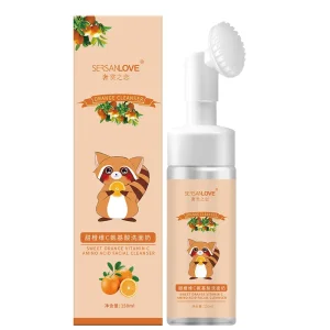 فوم شستشوی صورت پرتقال و ویتامین سی مدل سرسان لاو