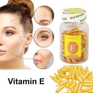 کپسول روغن صورت و ضد چروک ویتامین E مدل Animate