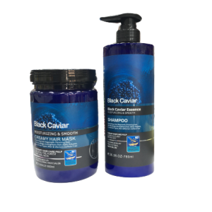شامپو و ماسک خاویار سیاه بدون سولفات مدل میگ - MIGE