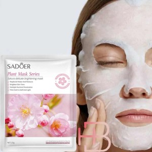 ماسک ورقه ای صورت گل ساکورا (شکوفه گیلاس) مدل SEOMOU