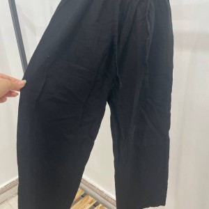 شلوار مشکی لینن