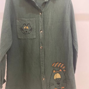 مانتو لینن عروسکی