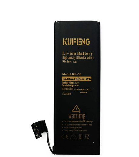 باتری تقویتی ایفون 5 جی کوفنگ / battery iphone 5G ku feng/ battery KF 5G